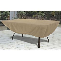 Outdoor Patio Furniture Rectangle Table Winter Cover 74 X 46