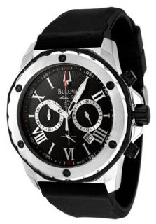 Bulova 98B127 Watches,Mens Marine Star Chronograph Black Dial Black 