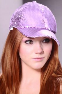 Pink Sequin Cap Hat @ Amiclubwear Hat Online Store: Womens Hat 