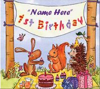Personalised kids Happy Birthday CD With Name In Song
