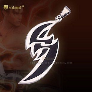 KOF The King of Fighters Tekken Jin Kazama Necklace Pendant   Titanium 