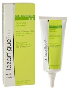 lazartigue Oily Scalp Pre Shampoo Massage Gel for Deep Cleansing 