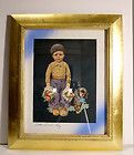 Little Dutch Boy and Girl 1938 2 prints with dedication