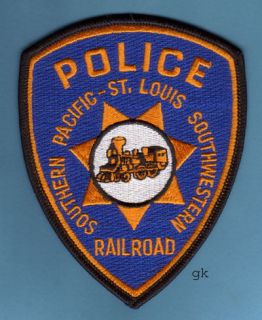 SOUTHERN PACIFIC ST. LOUIS RAILROAD POLICE PATCH
