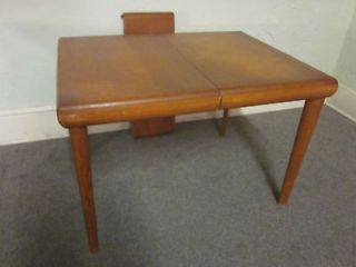 Heywood Wakefield Champagne Mid Century Modern Maple Dining Table