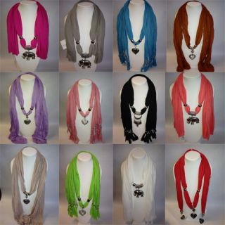 Wholesale Marc Gold Fashion Scarf Necklace in Assorted Color (SKU 