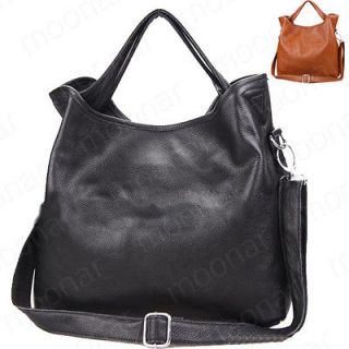 Korean Womens Hobo PU leather handbags shoulder bags large Totes 