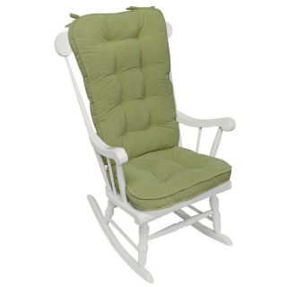 Moss Microfiber Reversible Rocking Chair Jumbo size Cushion Set   Moss