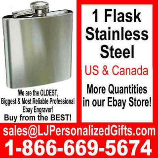   FLASKS Personalized Groomsmen Bridesmaid Sorority Fraternity Gifts A1D