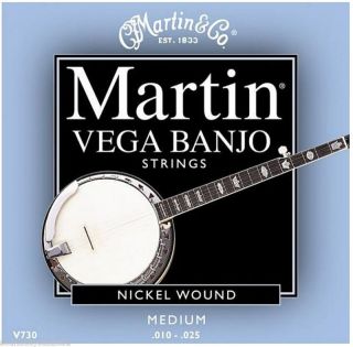 Set of Three Martin and Co. Medium Vega Banjo Strings