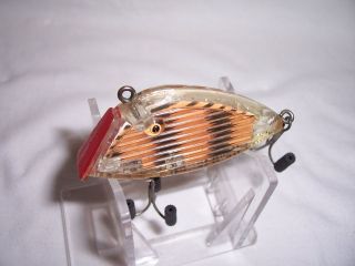 VINTAGE SOUTH BEND OPTIC FISHING LURE orgblk