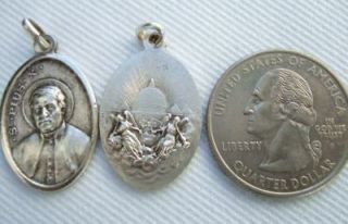 Vintage Catholic Medal Pope St. Pius X Papal Vatican