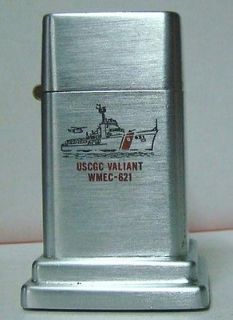 USCGC Valiant (WMEC 621) Zippo 4th Model Barcroft Table Lighter