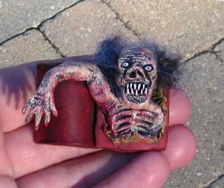 Miniature Dollhouse Spooky Evil Demon In A Book