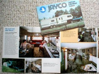 1970?s JAYCO JayCrane Camper/Trailer RV Brochure 5th,