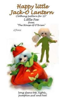 LF002 Happy Little Jack O Lantern pattern for 10 Little Fee and 