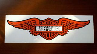 VINTAGE RARE HARLEY DAVIDSON AUTHENTIC D30 WINGED EAGLE DECAL 