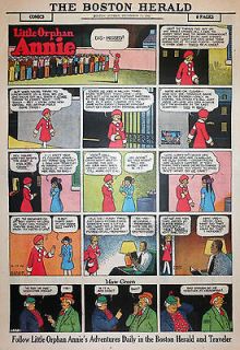 Little Orphan Annie by Harold Gray   full page color Sunday comic, Dec 