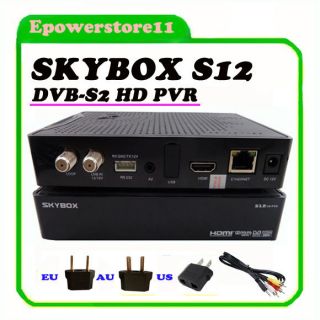 MINI SKYBOX S12 HD PVR DVB S2 Digital satellite receiver Black color