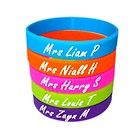 NEW one direction Mrs Louis Zayn Niall Harry Liam silicone wristbands 