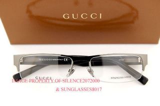 Brand New GUCCI Eyeglasses Frame 1922 LVI DARK RUTHENIUM for Men
