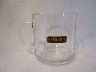Bushmills Irish Whiskey Coffee Mug Cup Clear Glass Whisky Mixed Drink