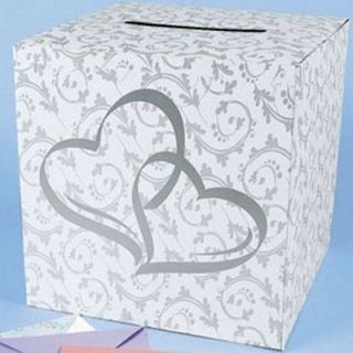 wedding card box heart