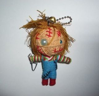 Little Chucky Childs Play Doll Lucky Voodoo String Doll Keychain 