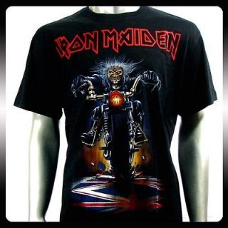 Iron Maiden Heavy Metal Men Rock Punk T shirt Sz XXL 2XL Biker Rider 