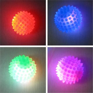 1PS yellow Flashing light elastic ball ball toy dogs and cats cute 