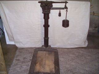 Antique Fairbanks PATENT Scales Pittsburgh Novelty Work