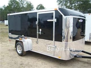 NEW 6x12 6 x 12 Motorcycle Enclosed Cargo Trailer w/ Ramp