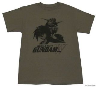 Gundam Wing Anime Heero YUY And Wing Officially Licensed Adult Shirt S 