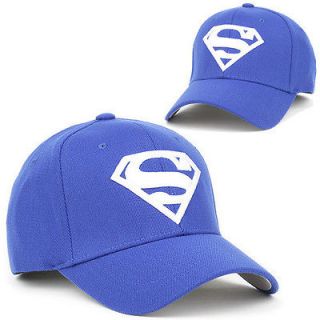 Ball Baseball Cap SUPERMAN BLUE Hat Flex Fit Sports Outdoor Fashion