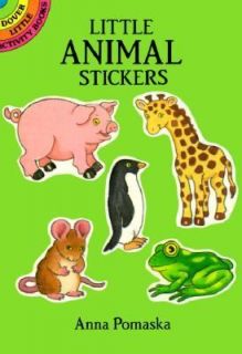 Little Animal Stickers by Anna Pomaska 1989, Paperback