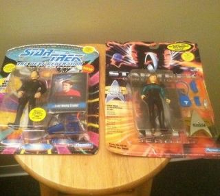 Star Trek Figurines   (Lot of 2)   Generations and   The Next 