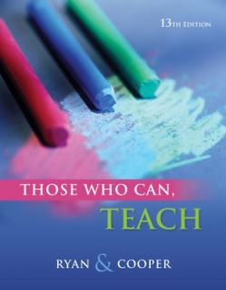   Can, Teach by Kevin Ryan and James M. Cooper 2012, Paperback