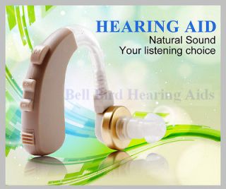 New Behind Ear Hearing Aid Aids Sound Amplifier 4channels Tuneable 