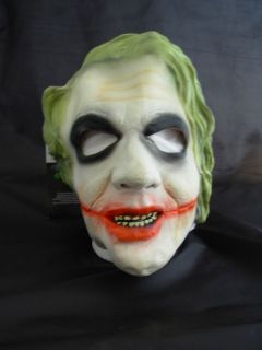 NEW Batman Dark Knight Joker Heath Ledger Adult Mask Rubies Costume 