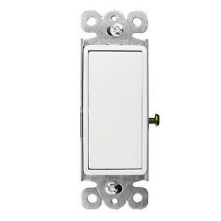 Decorator 15A Switch, 4 Way Rocker Switch, AC Quiet Light Switch 94150 