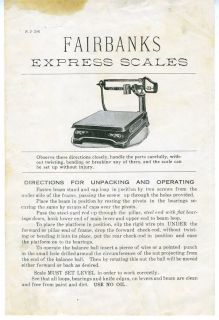fairbanks antique scale in Scales