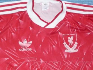 Liverpool original vintage Candy 89 football jersey soccer shirt mens 