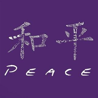 Girls T shirt   Chinese Peace Symbol   Word Art