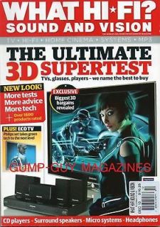 WHAT HI FI SOUND AND VISION UK 2010 ULTIMATE 3D TV TEST CD Players 
