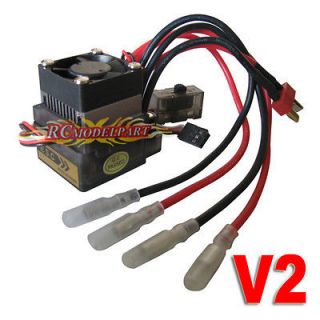 320A High Voltage V2 Brushed ESC Speed Controller For 4WD RC Off road 