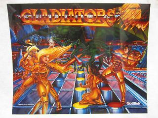 Gladiators   sexy girls fighting   pinball translite