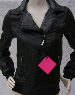 Paris Hilton New & Genuine Black Giacca Jacket With Tags in M, S or XS