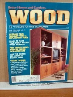 Wood Better Homes & Gardens #29 June 1989 Modular Entertainment Center