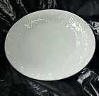 Gibson China All White Embossed Grapes Salad Plate Vintage Retro Rare