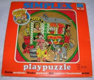 SIMPLEX TOYS WOODEN PLAY PUZZLE CIRCUS PIPO 4126